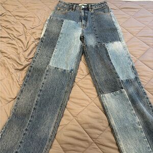 PacSun Patchwork Denim Jeans NWOT